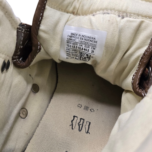 Converse Leather Brown Mid Top Unisex Sneakers Women's 12.5 Men's 10.5 - Picture 8 of 8